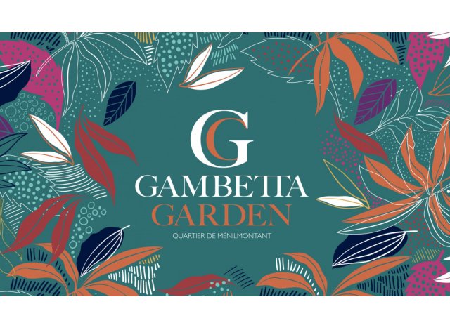 Investissement locatif  Paris 12me : programme immobilier neuf pour investir Gambetta Garden  Paris 20ème