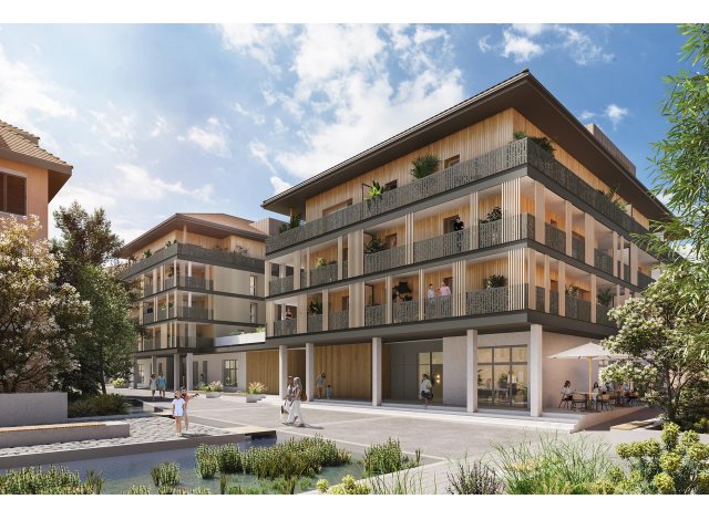 Investissement locatif  Chamonix-Mont-Blanc : programme immobilier neuf pour investir Les Nouveaux Quais  Bonneville