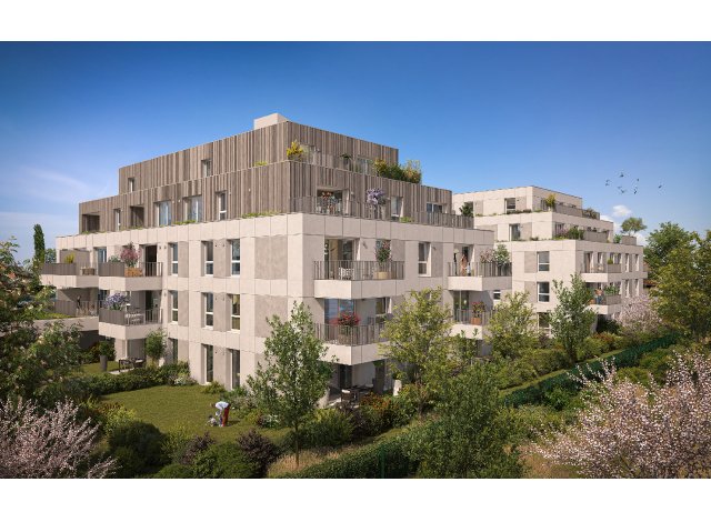 Investissement locatif dans le Bas-Rhin 67 : programme immobilier neuf pour investir Les Jardins Sophoras  Bischheim