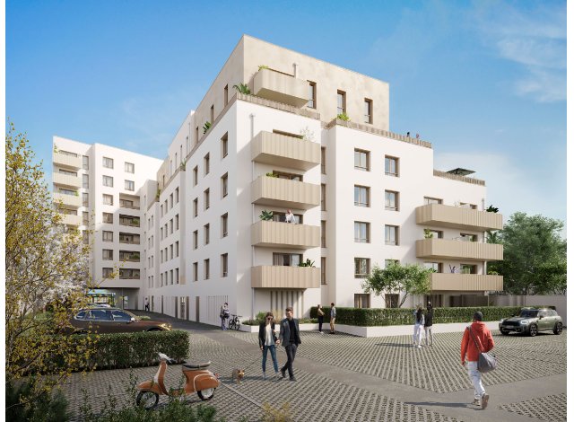 Investissement locatif en Seine-Saint-Denis 93 : programme immobilier neuf pour investir Villa Lena  Pierrefitte-sur-Seine