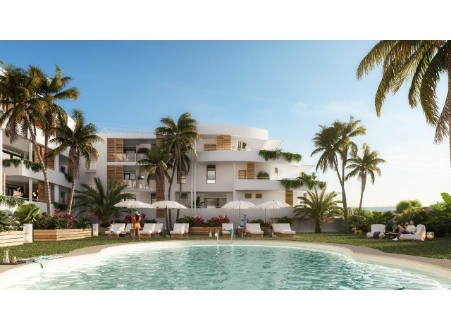 Investissement locatif en Guadeloupe 971 : programme immobilier neuf pour investir Opaline  Sainte-Anne