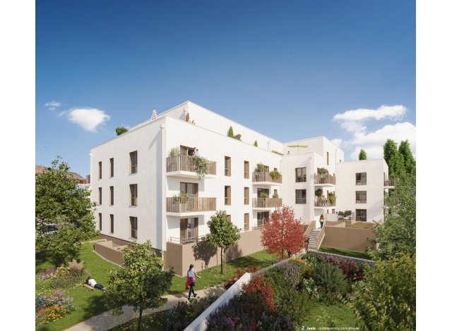 Investissement locatif en Pays de la Loire : programme immobilier neuf pour investir Coeur Siméon  L'Huisserie