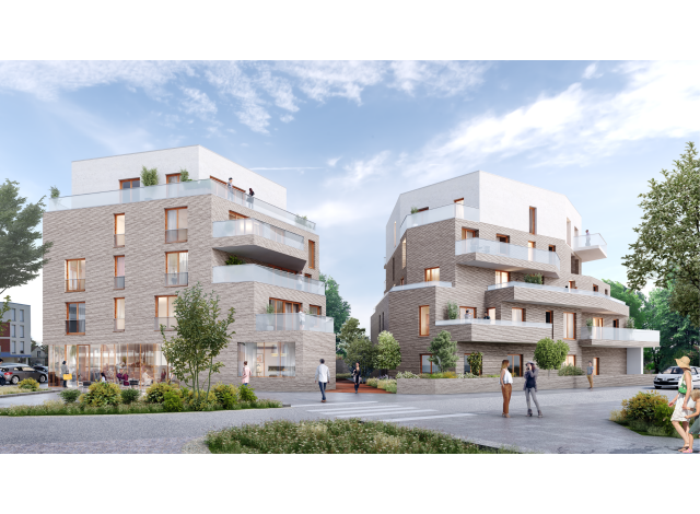 Investissement locatif dans l'Eure 27 : programme immobilier neuf pour investir Plein Ciel  Louviers
