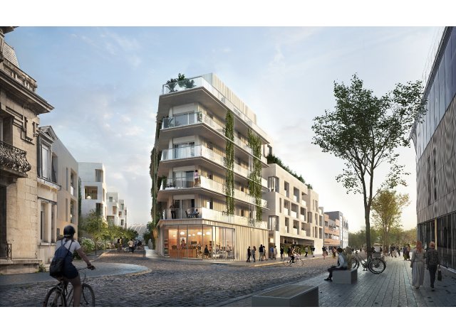 Investissement locatif dans la Marne 51 : programme immobilier neuf pour investir Les Promenades d'Olene  Reims