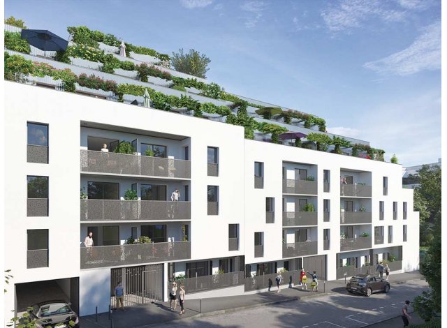 Investissement locatif  Paris 12me : programme immobilier neuf pour investir Patio Nova  Gentilly
