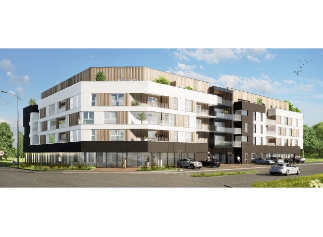 Investissement locatif en Seine-Maritime 76 : programme immobilier neuf pour investir Les Portes du Chapitre - Saint James  Bihorel