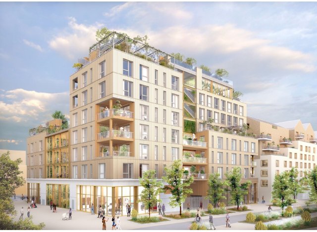 Investissement locatif  Rouen : programme immobilier neuf pour investir Eco Quartier Flaubert  Rouen