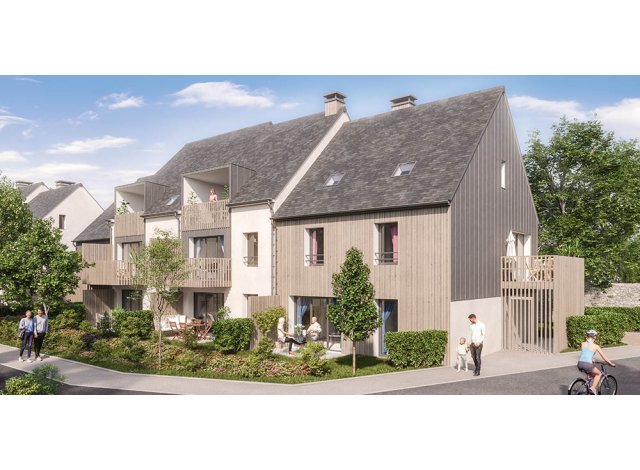 Investissement locatif en Loire Atlantique 44 : programme immobilier neuf pour investir Villas Bizienne  Guérande