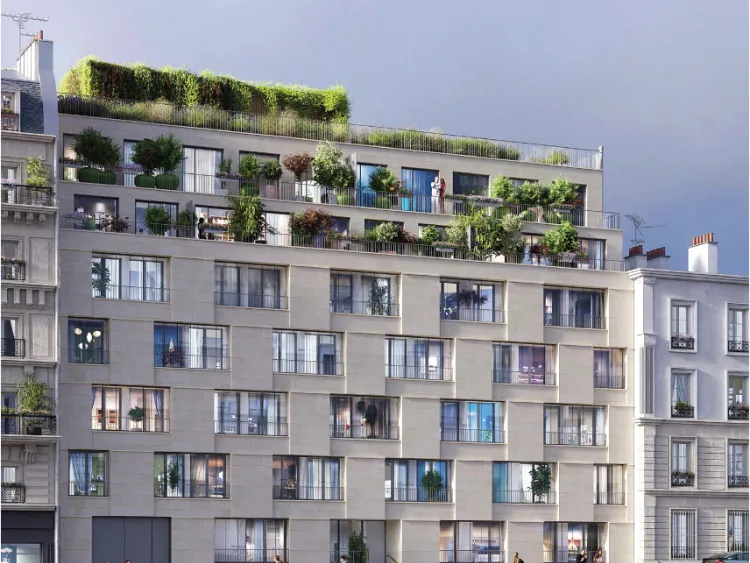 Paris 9e : Icade transforme des bureaux en résidence neuve bas carbone rue Pétrelle