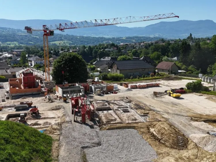 A Albens, le chantier de Terra Alba avance entre Annecy et Aix-les-Bains