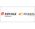 Logo  Eiffage Immobilier & Praxis 