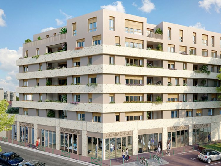 Eiffage Immobilier commercialise 51 appartements neufs dans le centre-ville de Malakoff dans les Hauts-de-Seine.