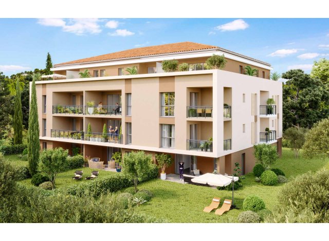 Investissement locatif  Meyreuil : programme immobilier neuf pour investir Canopée  Aix-en-Provence
