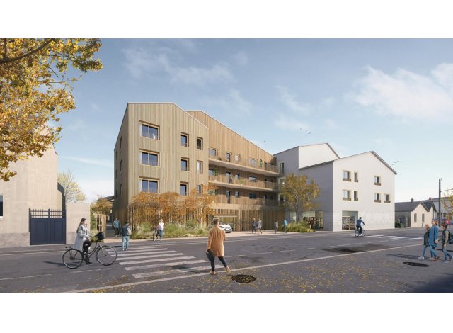 Investissement locatif en Centre Val de Loire : programme immobilier neuf pour investir Id'Halle - Tours  Tours