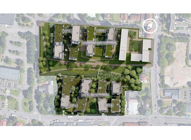 Les Promenades Gutenberg appart Schiltigheim