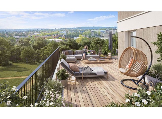 Investissement locatif dans les Yvelines 78 : programme immobilier neuf pour investir Le Jardin des Carmes  Saint-Germain-en-Laye