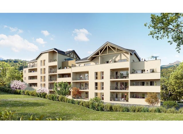 Investissement locatif dans les Hautes-Alpes 05 : programme immobilier neuf pour investir Clos Grangeon  Embrun