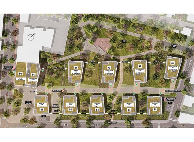 L'Archipel 3f - 1 appart Saint-Louis