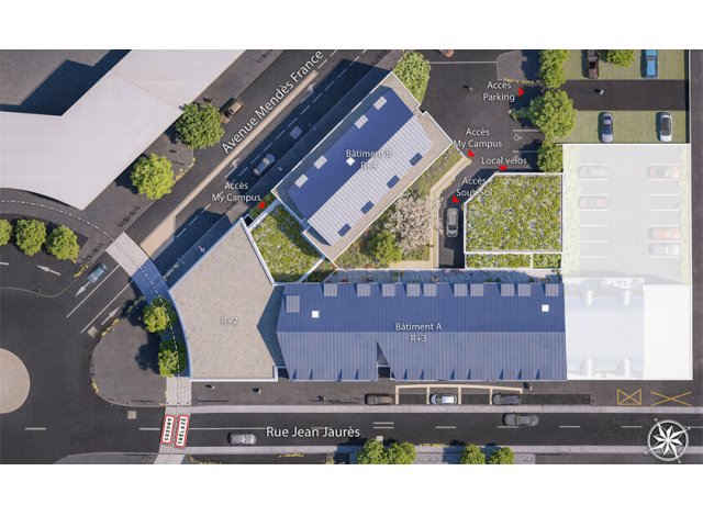 Trélazé programme neuf My Campus Anjou Renouveau