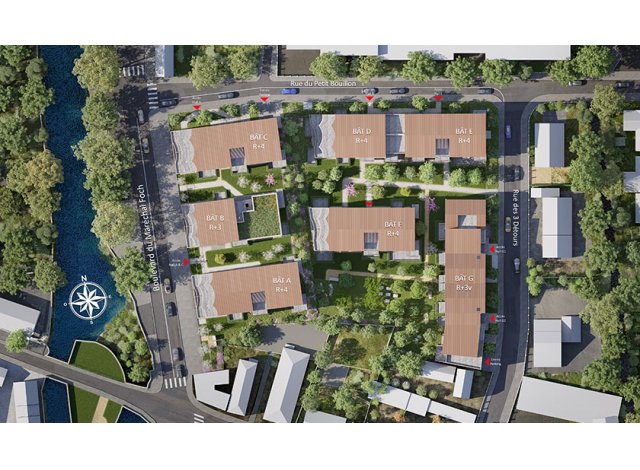 Chartres programme neuf Sccv Caserne - les Reflets de l'Eure
