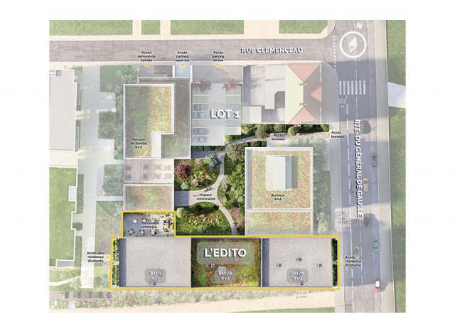 Schiltigheim programme neuf Residence l'Edito