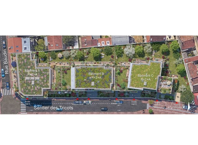 Issy-les-Moulineaux programme neuf Quietude