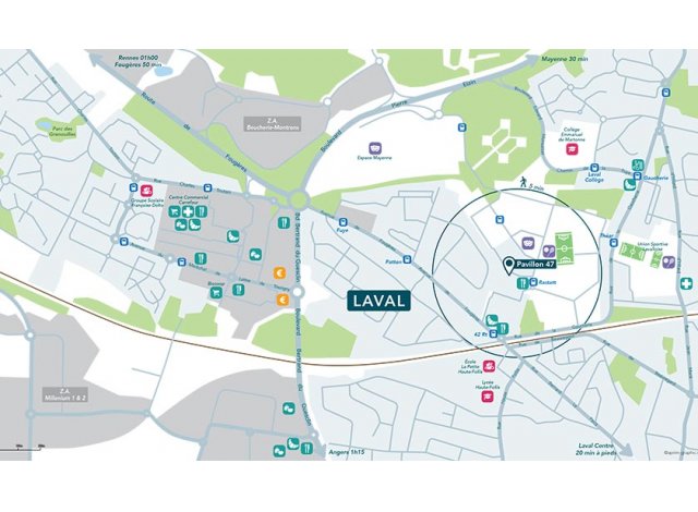 Laval programme neuf  Pavillon 47 Denormandie