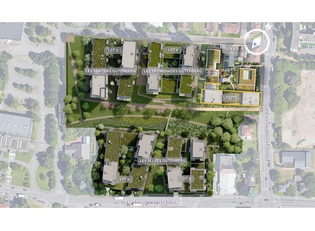 Residence l'Edito immobilier neuf Schiltigheim
