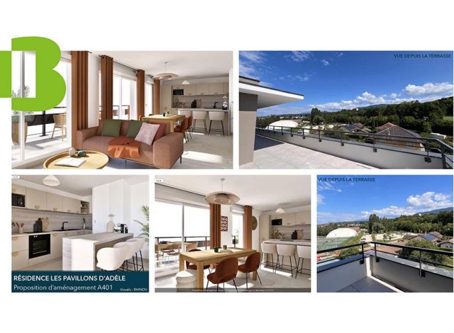 Les Pavillons d'Adele immobilier neuf Thonon-les-Bains
