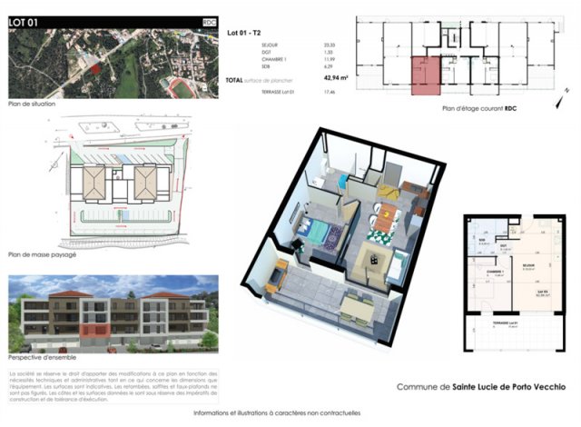 Programme immobilier neuf appart Zonza