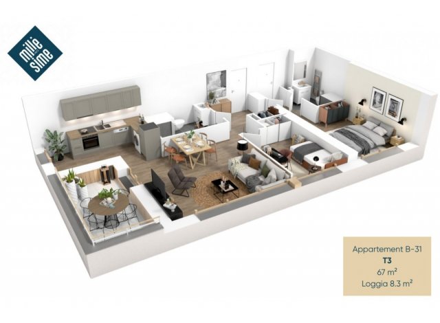 Programme immobilier neuf mixte Metz