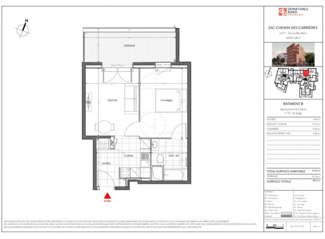 Orly programme neuf  Residence le Bas Marin