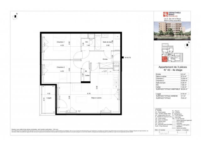 Programme immobilier neuf appart Clichy-sous-Bois
