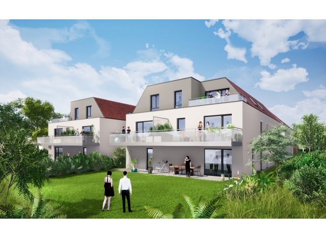 Investissement locatif  Geispolsheim : programme immobilier neuf pour investir L'Eden  Entzheim