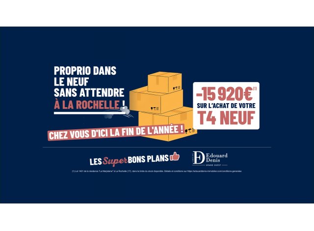 Logement neuf La Rochelle : La Marjolaine