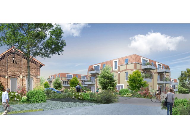 Investissement locatif en Seine et Marne 77 : programme immobilier neuf pour investir Residence Bukolia  Coulommiers