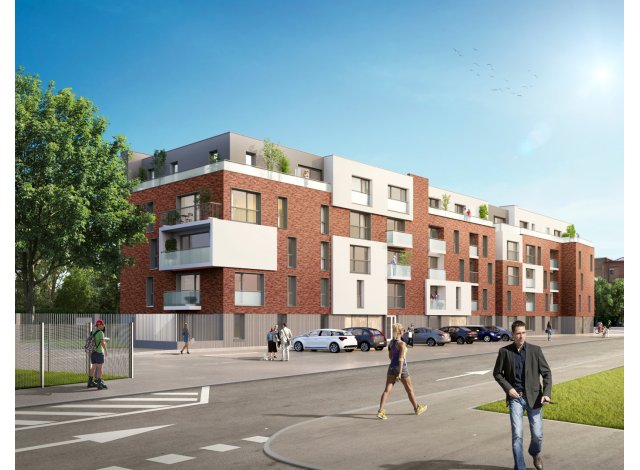 Investissement locatif dans le Nord 59 : programme immobilier neuf pour investir Residence Blanquart Evrard  Loos