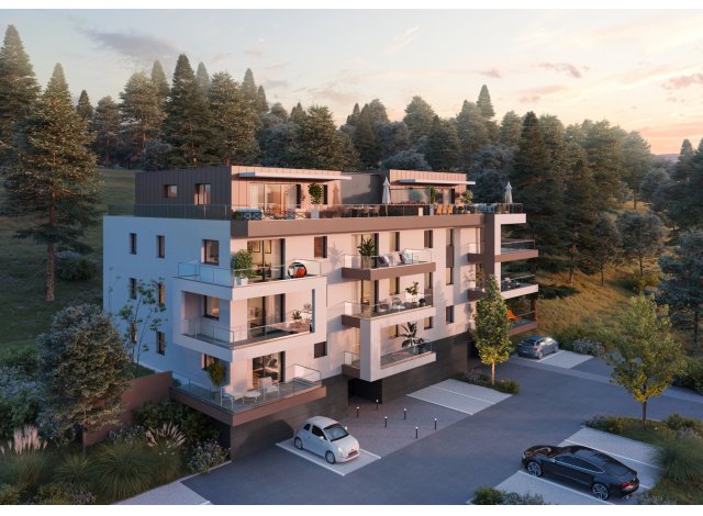 Investissement locatif en Rhne-Alpes : programme immobilier neuf pour investir Odyssée  Evian-les-Bains
