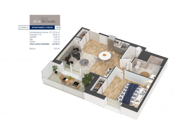 Beaumanoir appart L'Huisserie