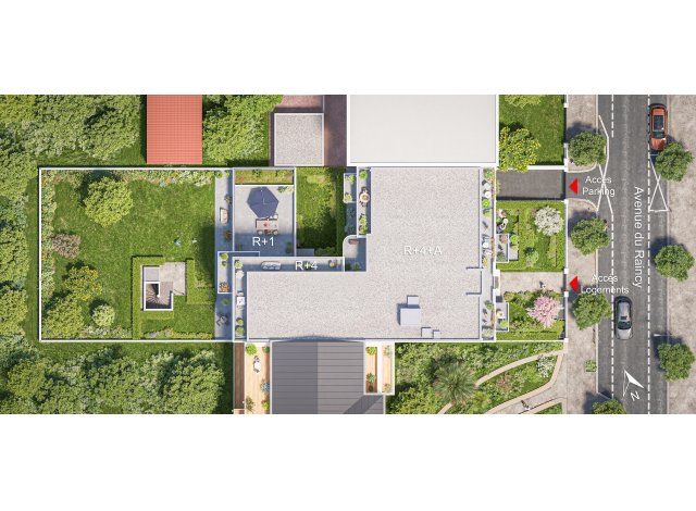Les Jardins de Cos programme neuf Villemomble