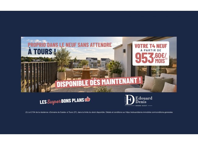 Logement neuf Tours : Domaine de Suède