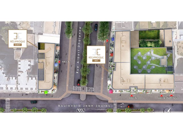 Programme neuf Saint-Ouen-sur-Seine : Réciproque - Ouest