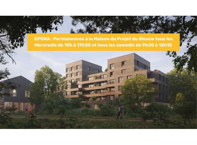 Investissement locatif en Bretagne : programme immobilier neuf pour investir Epona  Rennes