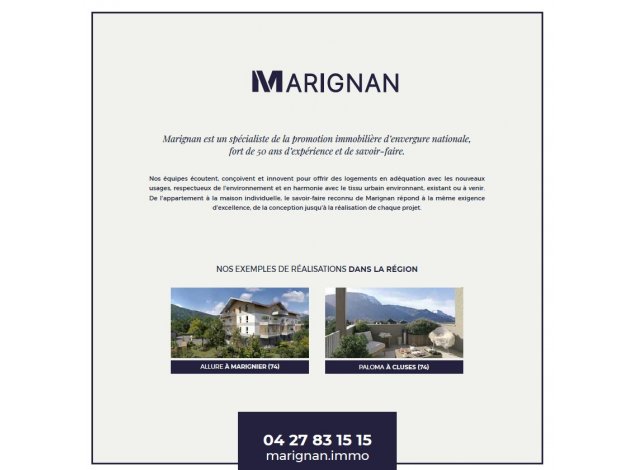 Programme immobilier neuf mixte La Roche-sur-Foron