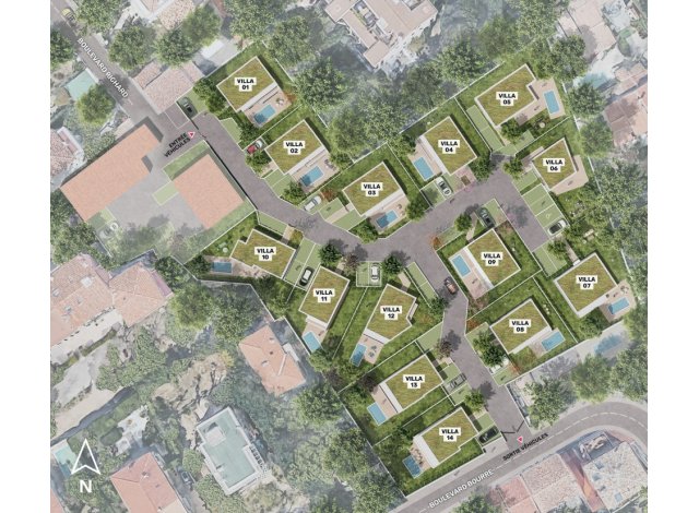 Programme immobilier neuf maison Marseille 8ème