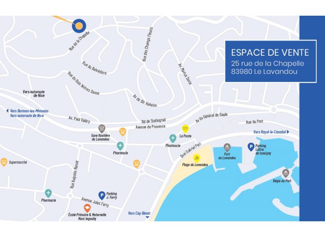 Programme immobilier neuf appart Le Lavandou