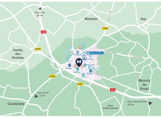 Programme immobilier neuf appart Orchies