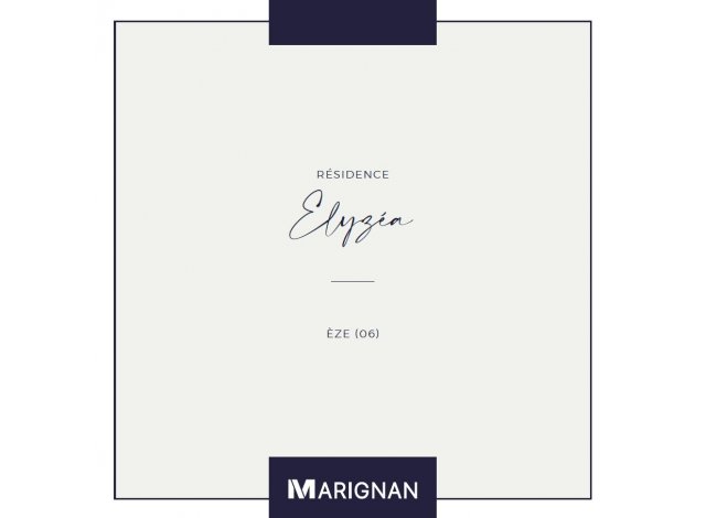 Programme immobilier neuf appart Èze