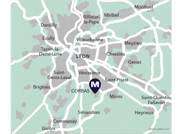 Programme immobilier neuf appart Corbas