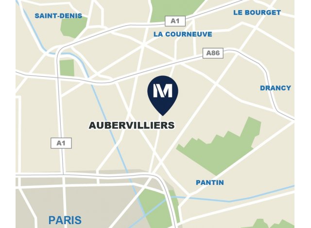 Programme immobilier neuf appart Aubervilliers